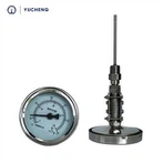 Thermomètre bimétal avec doigt de gant